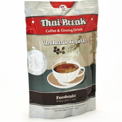 20 Buste Monodose di Thai Break Light Caffè Ginseng Foodrinks