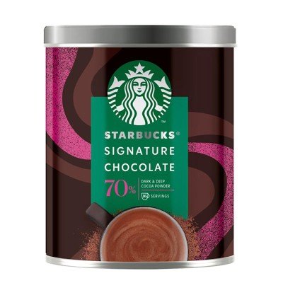 1 Barattolo Cioccolata 70% da 300 gr. Starbucks