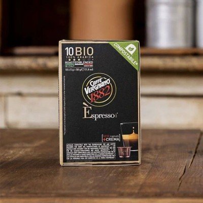 10 Èspresso Bio Compostabile Caffè Vergnano Nespresso