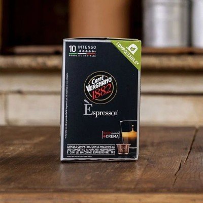 10 Èspresso Intenso Compostabile Caffè Vergnano Nespresso