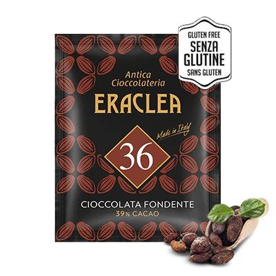 15 Bustine Monodose Cioccolata Fondente Senza Glutine Eraclea