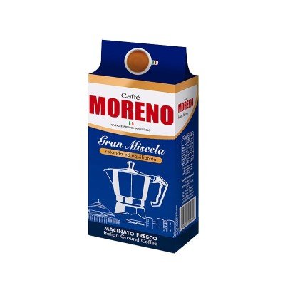 1 Caffè Macinato Gran Miscela 250 Gr. Moreno