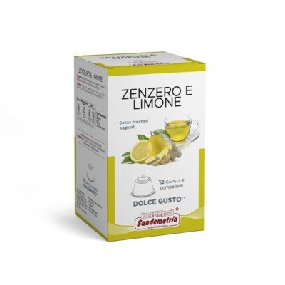 12 Tisana Zenzero e Limone Sandemetrio Dolce Gusto
