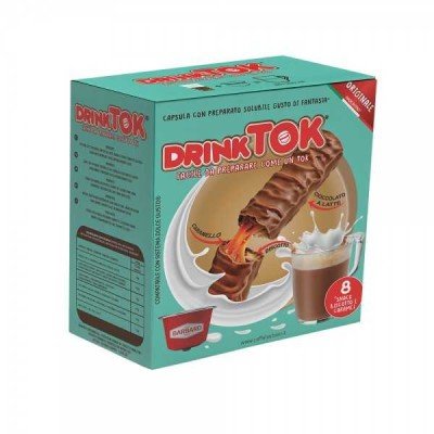 8 Drink Tok Snack Biscotto e Caramel Barbaro Dolce Gusto