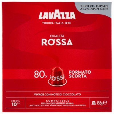 80 Lavazza Qualità Rossa Alluminio Nespresso
