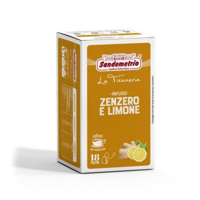 18 Filtro Monodose Infuso Zenzero e Limone Sandemetrio