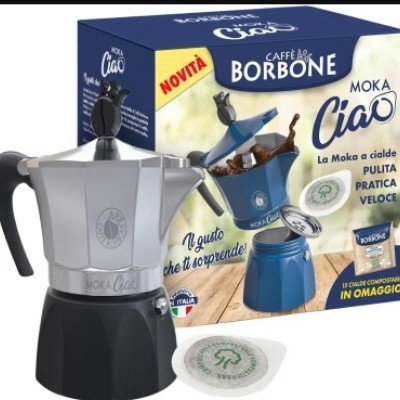 1 Moka Ciao Borbone Bicolor