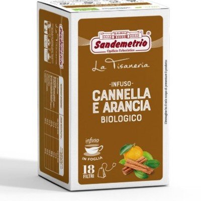 18 Filtro Monodose Infuso Cannella e Arancia Bio Sandemetrio