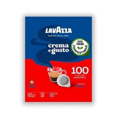 100 Espresso Crema & Gusto Lavazza Cialde ESE