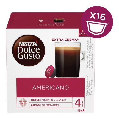 16 Americano Nestlè Dolce Gusto