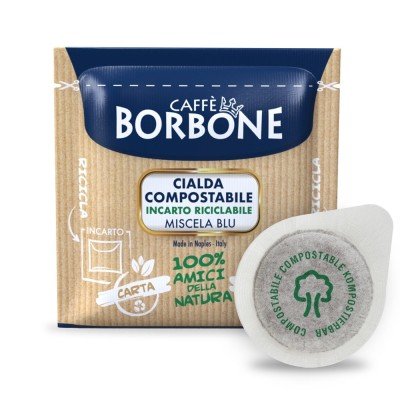 100 Blu Borbone Cialde 44mm