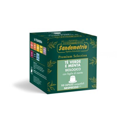 10 The Verde e Menta Biologico Sandemetrio Nespresso