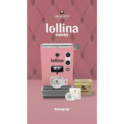 1 Lollina Macchina in Cialde Rosa Pop Linea Candy Lollo