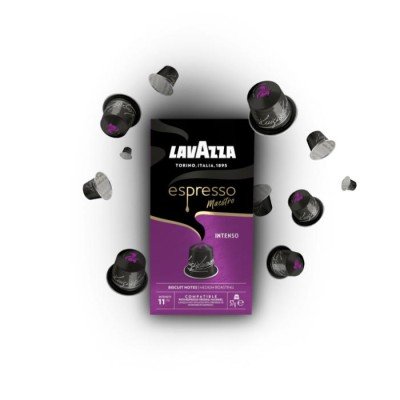 10 Lavazza Espresso Maestro Intenso Alluminio Nespresso