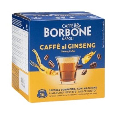 16 Caffè al Ginseng Borbone Dolce Gusto