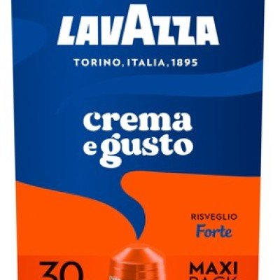 30 Lavazza Crema & Gusto Forte Alluminio Nespresso
