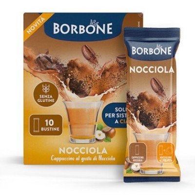 10 bustine Nocciola 12g solubile Borbone