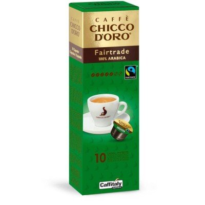 10 Chicco D'Oro Fairtrade 100% Arabica Caffitaly