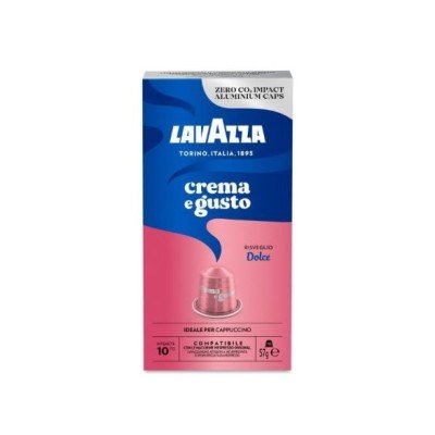 10 Lavazza Crema e Gusto Dolce Alluminio Nespresso