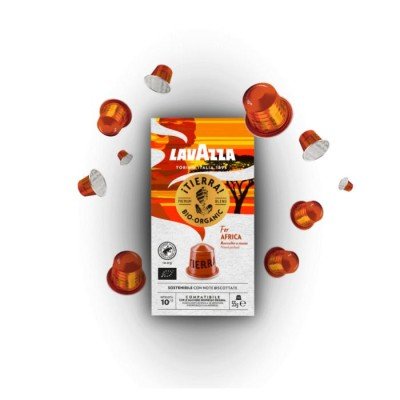 10 Lavazza Tierra Bio Africa Alluminio Nespresso scad. 04/26
