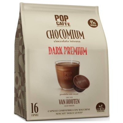 16 Chocomium Dark Premium Pop Dolce Gusto