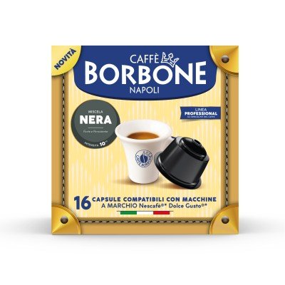 16 Nera Borbone Dolce Gusto