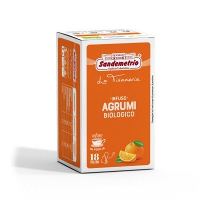 18 Filtro monodose Infuso Agrumi Biologico Sandemetrio