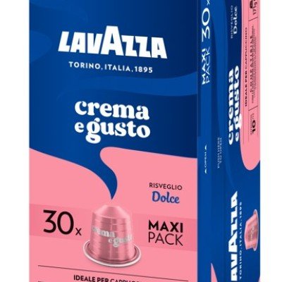 30 Lavazza Crema & Gusto Dolce Alluminio Nespresso
