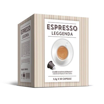 50 Espresso Leggenda Caffitaly per Nespresso