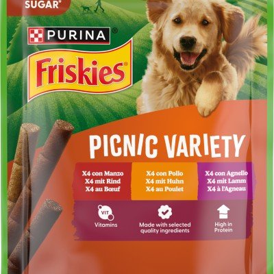 Friskies PicNic 100g 12 Sticks Variety Manzo, Pollo, Agnello