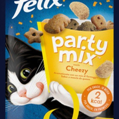 Felix Party Mix 60g Cheezy Formaggi Cheddar, Goud ed Edamer