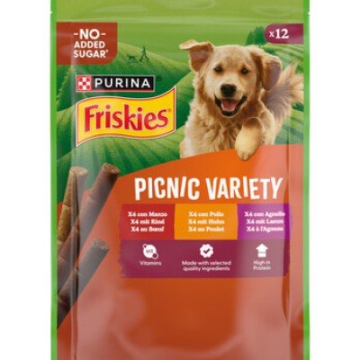 Friskies PicNic 100g 12 Sticks Variety Manzo, Pollo, Agnello