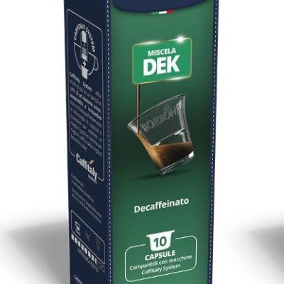 10 caps. Dek Borbone Caffitaly