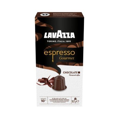 10 Lavazza Espresso Gourmet Chocolate Alluminio Nespresso