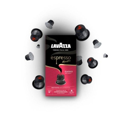 10 Lavazza Espresso Maestro Classico Alluminio Nespresso