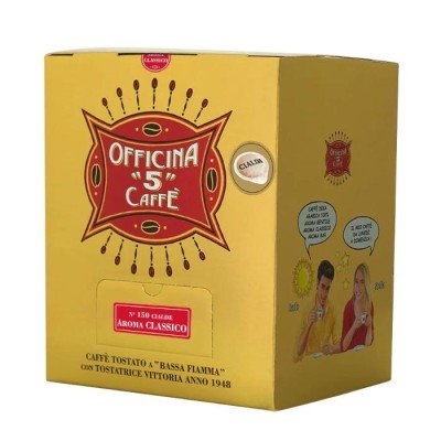 100 Aroma Classico Officina 5 Caffè Cialde 44mm