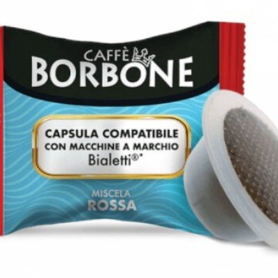 100 Red Borbone Bialetti