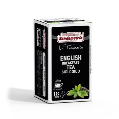 18 Filtro monodose Infuso English Breakfast Tea Sandemetrio