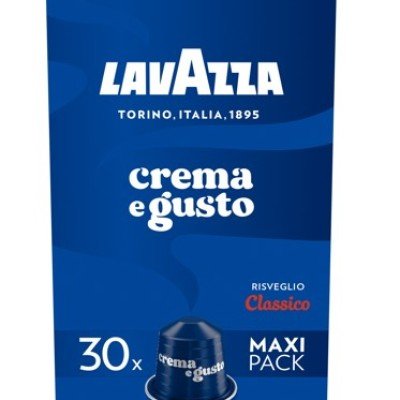 30 Lavazza Crema & Gusto Classico Alluminio Nespresso