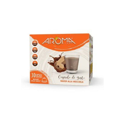 30 Wafer alla Nocciola Aroma Light Dolce Gusto