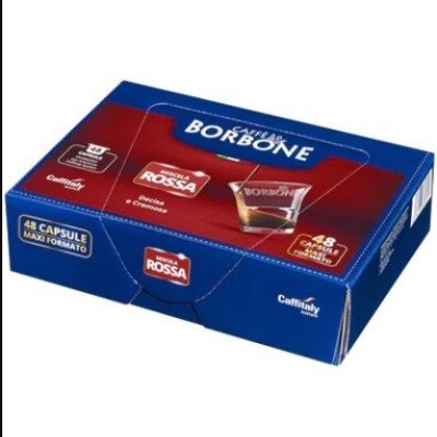 48 caps. Red  Borbone Caffitaly