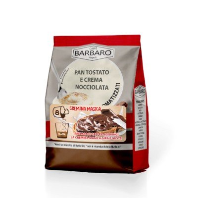 8 Pan Tostato e Crema Nocciolata - Cremina Magica Barbaro
