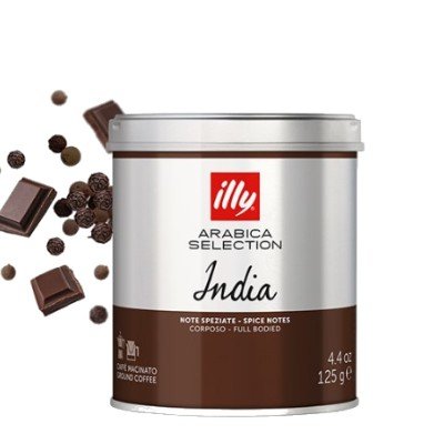 1 Caffè Macinato Moka India 125g Illy
