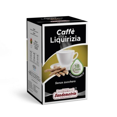 18 Caffè Alla Liquirizia Sandemetrio Cialde 44m m