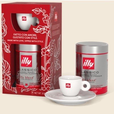 1 kit Barattolo Classico 250g Illy +1 tazza esp resso