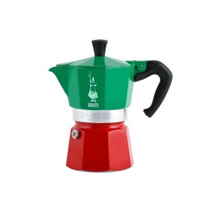Moka Express 3 Tazze Tricolore Bialetti