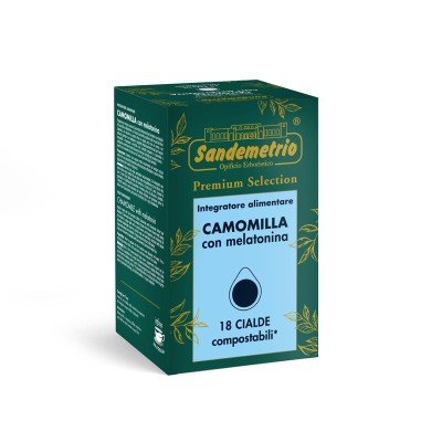 18 Camomilla con Melatonina Bio Sandemetrio Cialde 44mm