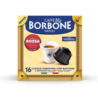 16 Red Borbone Dolce Gusto
