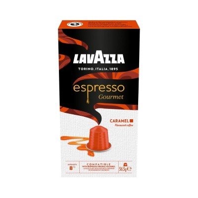10 Lavazza Espresso Gourmet Caramel Alluminio Nesp resso