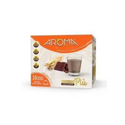 30 GinsengPiù con Cioccolata Aroma Light Dolce Gus to